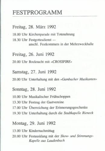 Festprogramm